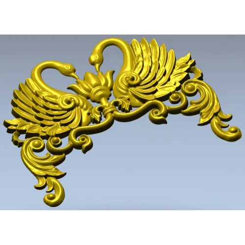 Лебединый картуш - 3D модель STL для ЧПУ