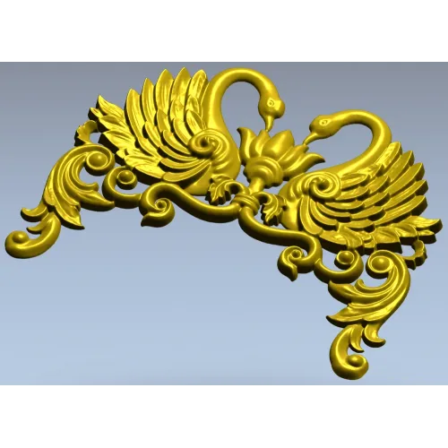 Лебединый картуш - 3D модель STL для ЧПУ