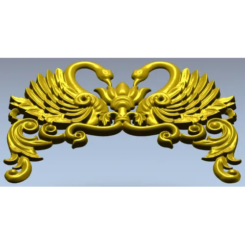 Лебединый картуш - 3D модель STL для ЧПУ