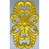 Elegant Floral Cartouche STL for CNC Milling