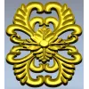 Elegant Floral Cartouche STL for CNC Milling