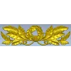 Laurel Wreath Acanthus Horizontal Applique STL