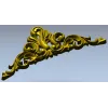 Baroque Acanthus Pediment STL 3D Model for CNC