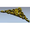 Baroque Acanthus Pediment STL 3D Model for CNC