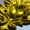 Роза в завитках - 3D модель STL для ЧПУ
