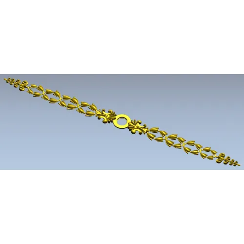 Laurel-and-Berry Filigree - STL 3D Model for CNC Milling
