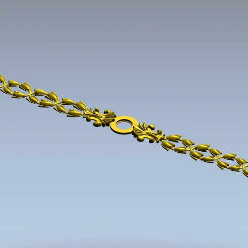 Laurel-and-Berry Filigree - STL 3D Model for CNC Milling