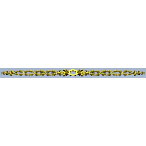 Laurel-and-Berry Filigree - STL 3D Model for CNC Milling