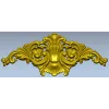 Baroque Floral Crest - STL 3D model for CNC