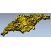 Baroque Floral Crest - STL 3D model for CNC