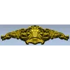 Baroque Floral Crest - STL 3D model for CNC