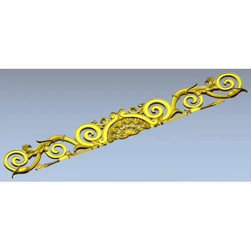 Imperial Acanthus Frieze - STL 3D Model for CNC