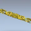 Imperial Acanthus Frieze - STL 3D Model for CNC