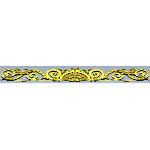 Imperial Acanthus Frieze - STL 3D Model for CNC