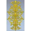 Baroque Acanthus Vertical Cartouche STL