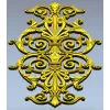 Baroque Acanthus Vertical Cartouche STL