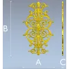 Baroque Acanthus Vertical Cartouche STL