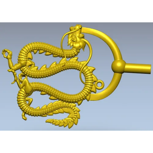 Драконий дверной молоток - 3D модель STL для ЧПУ