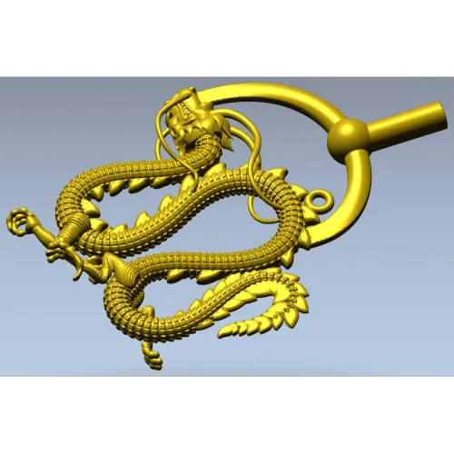 Драконий дверной молоток - 3D модель STL для ЧПУ
