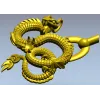 Twined Dragon Ornament - STL 3D Model for CNC