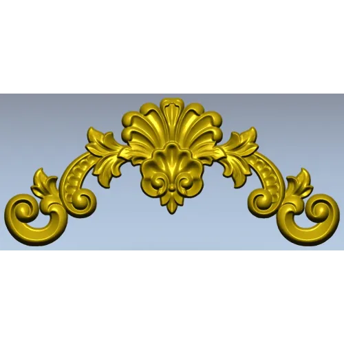 Aurelia Shell Cartouche - STL 3D model for CNC milling