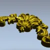 Aurelia Shell Cartouche - STL 3D model for CNC milling