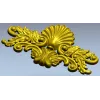 Декоративный картуш с раковиной - STL модель для ЧПУ