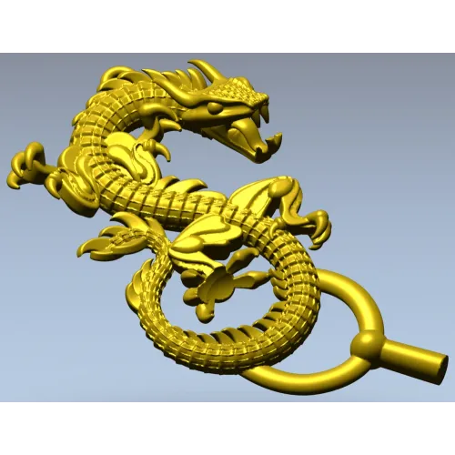 Дракон-вензель - 3D модель в формате STL для ЧПУ