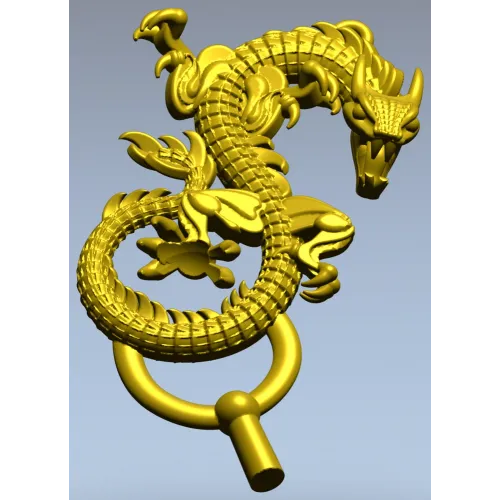 Дракон-вензель - 3D модель в формате STL для ЧПУ