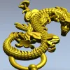 Дракон-вензель - 3D модель в формате STL для ЧПУ