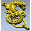 Дракон-вензель - 3D модель в формате STL для ЧПУ