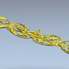 Ornamental Acanthus Scroll Frieze stl 3D model for CNC