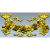 Rococo floral garland STL 3D model for CNC router and decorative panels