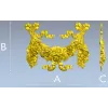 Rococo floral garland STL 3D model for CNC router and decorative panels