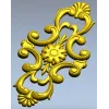 Вертикальный барочный картуш - STL модель для ЧПУ