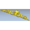 Acanthus Scroll Decorative STL for CNC - high relief 3D model