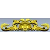 Shell & Acanthus Cartouche STL 3D Model for CNC