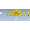 Shell & Acanthus Cartouche STL 3D Model for CNC