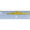Горизонтальный картуш в стиле рококо - 3D модель STL для ЧПУ