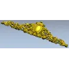 Рокайльный картуш с овальным медальоном - 3D модель STL для ЧПУ