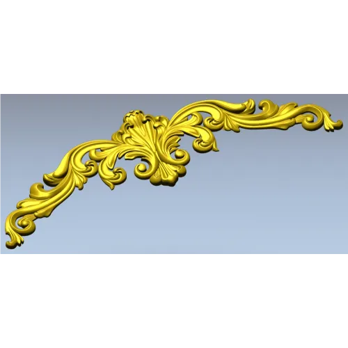 Рокайльный картуш - 3D модель STL для ЧПУ фрезера