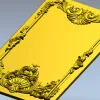 Rococo Shell Decorative Panel STL