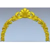 Рокайльный картуш - верхний декор для рамы (STL модель)