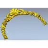 Рокайльный картуш - верхний декор для рамы (STL модель)