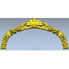 Рокайльный картуш - верхний декор для рамы (STL модель)
