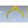 Рокайльный картуш - верхний декор для рамы (STL модель)