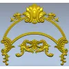 Rococo Acanthus Arch STL for CNC