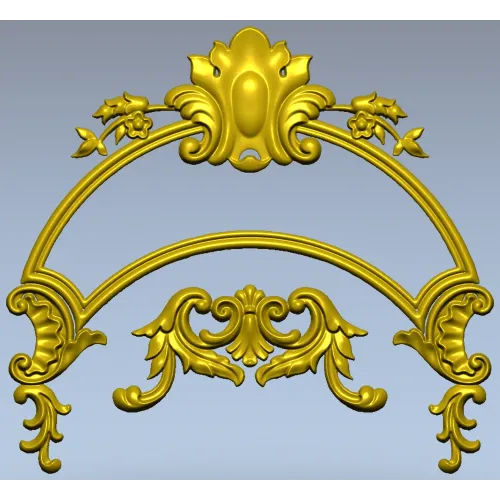 Rococo Acanthus Arch STL for CNC