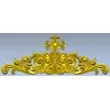 Ornamental Acanthus Crest - High Relief STL 3D Model for CNC