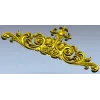 Ornamental Acanthus Crest - High Relief STL 3D Model for CNC